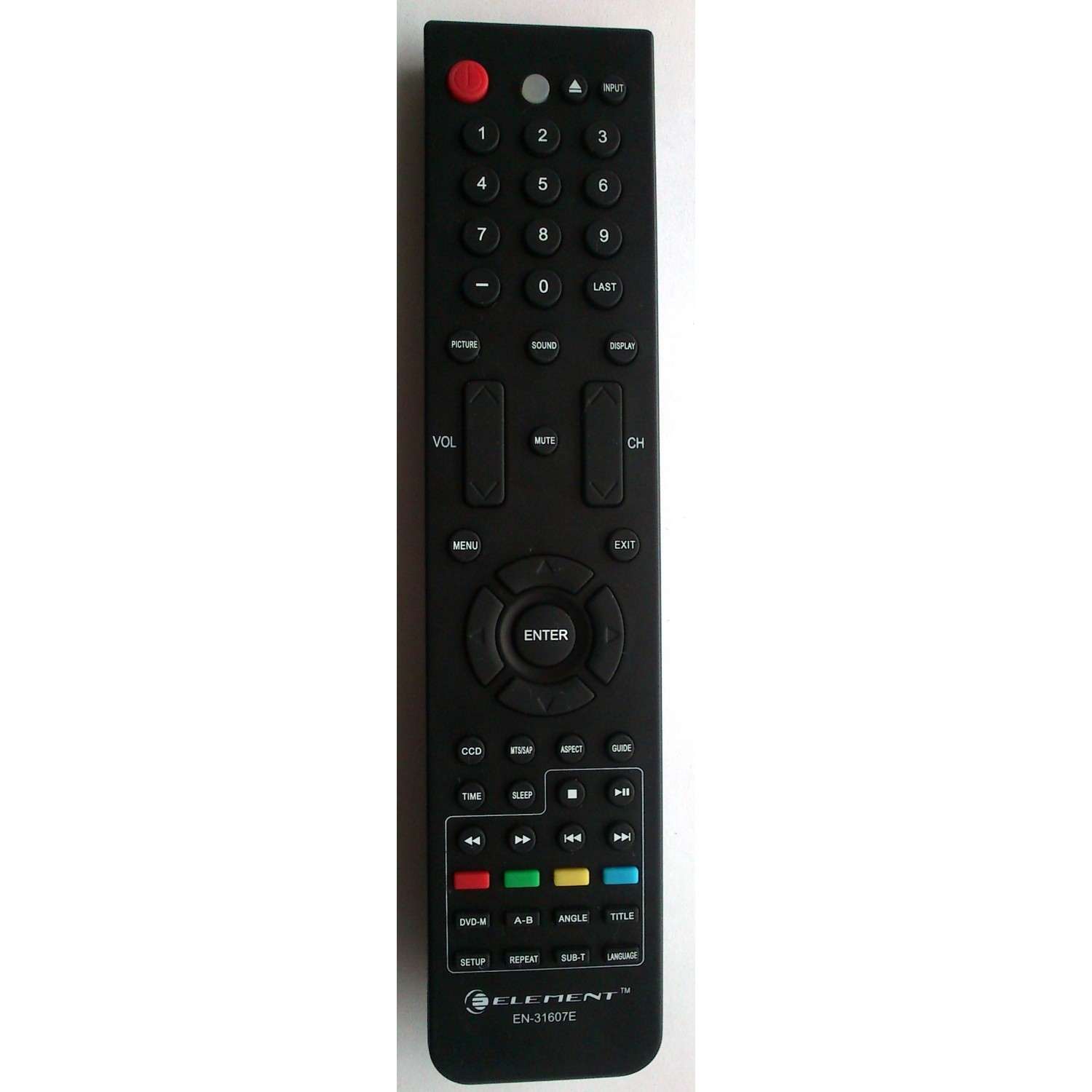 CONTROL REMOTO ORIGINAL PARA TV ELEMENT / NUMERO DE PARTE EN-61607E / MODELO 40LE45S